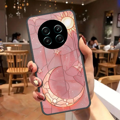 Realme 12 PlusCover - Celestial Starry Universe Series - HQ Ultra Shine Premium Infinity Glass Soft Silicon Borders Case