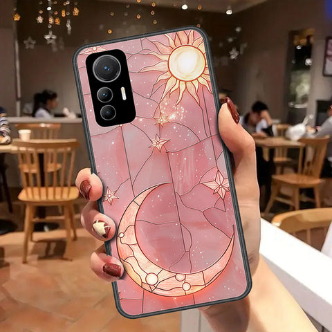 Xiaomi 12 Lite Cover - Celestial Starry Universe Series - HQ Ultra Shine Premium Infinity Glass Soft Silicon Borders Case