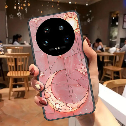 Xiaomi 14 Ultra Cover - Celestial Starry Universe Series - HQ Ultra Shine Premium Infinity Glass Soft Silicon Borders Case