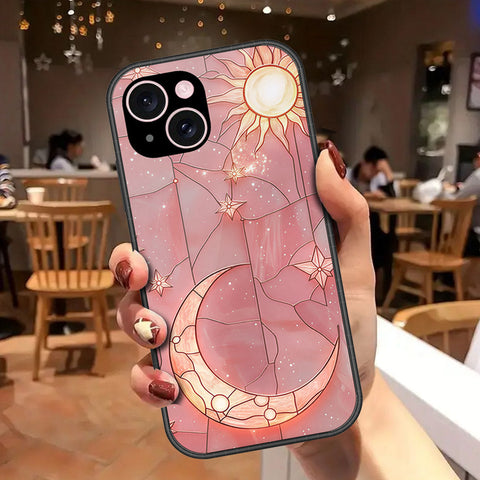 iPhone 15 Plus Cover - Celestial Starry Universe Series - HQ Ultra Shine Premium Infinity Glass Soft Silicon Borders Case