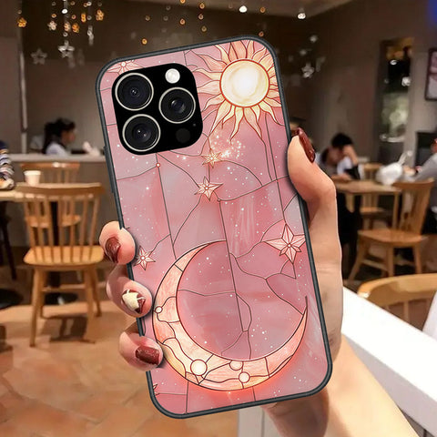 IPhone 15 Pro Cover - Celestial Starry Universe Series - HQ Ultra Shine Premium Infinity Glass Soft Silicon Borders Case