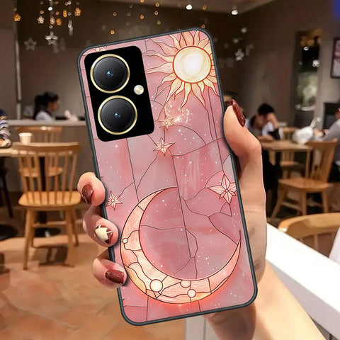 Vivo Y35m Plus Cover - Celestial Starry Universe Series - HQ Ultra Shine Premium Infinity Glass Soft Silicon Borders Case