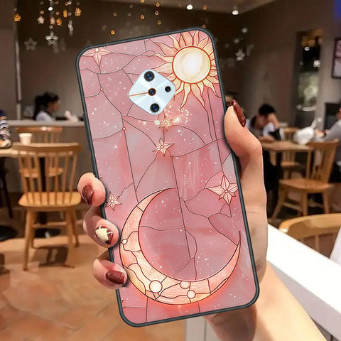 Vivo Y9s Cover - Celestial Starry Universe Series - HQ Ultra Shine Premium Infinity Glass Soft Silicon Borders Case