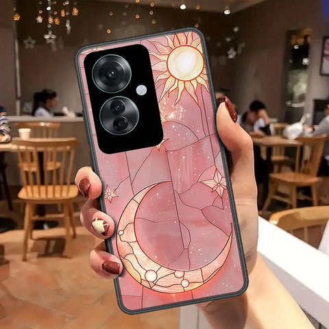 Oppo Reno 11F 5G Cover - Celestial Starry Universe Series - HQ Ultra Shine Premium Infinity Glass Soft Silicon Borders Case
