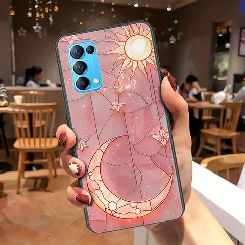 Oppo Reno 5 5G Cover - Celestial Starry Universe Series - HQ Ultra Shine Premium Infinity Glass Soft Silicon Borders Case