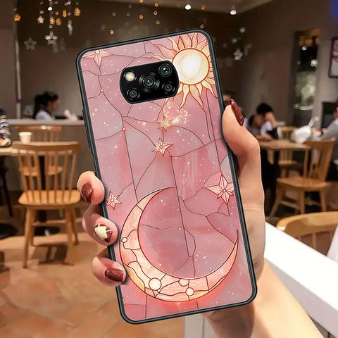 Xiaomi Poco X3 Pro Cover - Celestial Starry Universe Series - HQ Ultra Shine Premium Infinity Glass Soft Silicon Borders Case