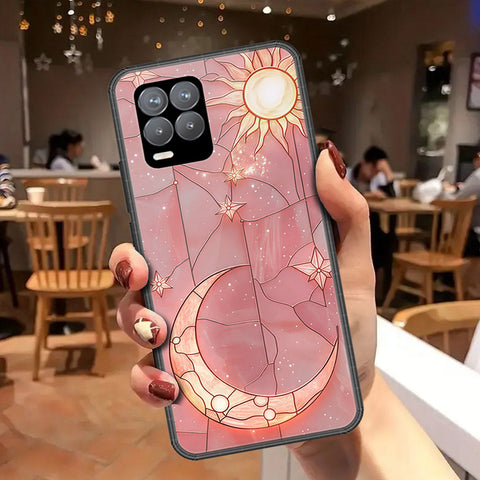 Realme 8 Pro Cover - Celestial Starry Universe Series - HQ Ultra Shine Premium Infinity Glass Soft Silicon Borders Case
