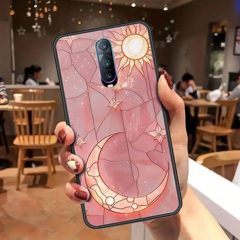 OPPO R17 Pro Cover - Celestial Starry Universe Series - HQ Ultra Shine Premium Infinity Glass Soft Silicon Borders Case