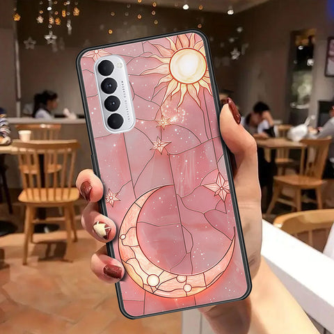 Oppo Reno 4 Pro Cover - Celestial Starry Universe Series - HQ Ultra Shine Premium Infinity Glass Soft Silicon Borders Case