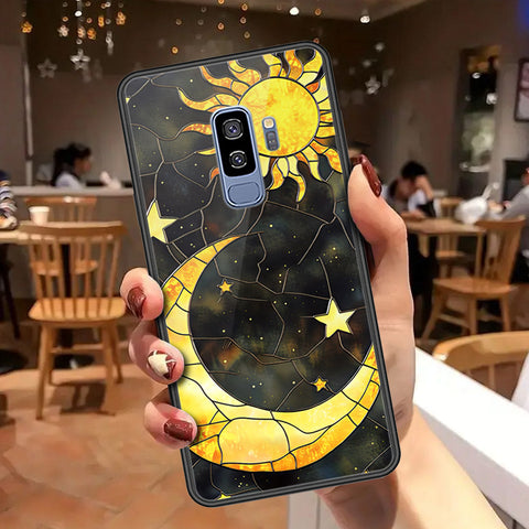 Samsung Galaxy S9 Plus Cover - Celestial Starry Universe Series - HQ Ultra Shine Premium Infinity Glass Soft Silicon Borders Case
