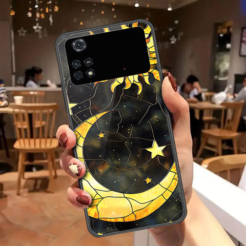 Xiaomi Poco M4 Pro Cover - Celestial Starry Universe Series - HQ Ultra Shine Premium Infinity Glass Soft Silicon Borders Case