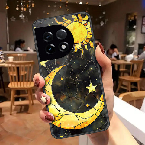 OnePlus 11 Cover - Celestial Starry Universe Series - HQ Ultra Shine Premium Infinity Glass Soft Silicon Borders Case