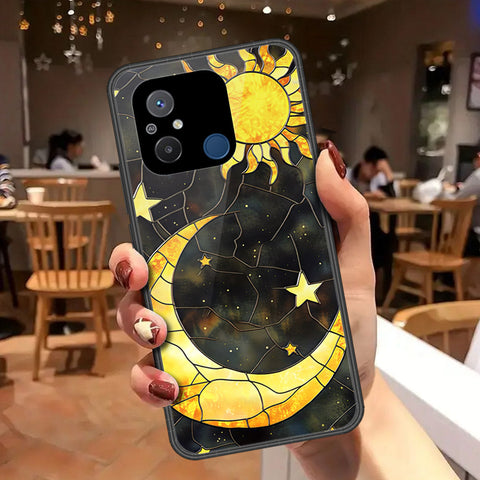 Xiaomi Redmi 12C Cover - Celestial Starry Universe Series - HQ Ultra Shine Premium Infinity Glass Soft Silicon Borders Case