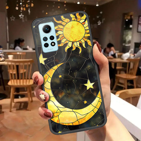 Xiaomi Redmi Note 12 Pro 4G Cover - Celestial Starry Universe Series - HQ Ultra Shine Premium Infinity Glass Soft Silicon Borders Case