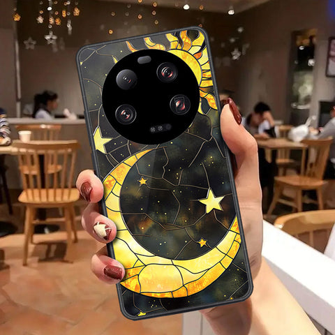 Xiaomi 13 Ultra Cover - Celestial Starry Universe Series - HQ Ultra Shine Premium Infinity Glass Soft Silicon Borders Case