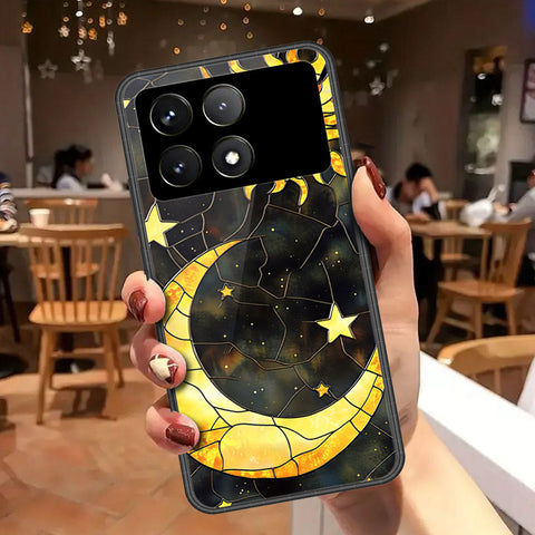 Xiaomi Poco X6 Pro Cover - Celestial Starry Universe Series - HQ Ultra Shine Premium Infinity Glass Soft Silicon Borders Case
