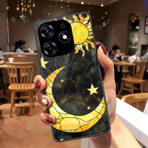 Tecno Spark 10 Pro Cover - Celestial Starry Universe Series - HQ Ultra Shine Premium Infinity Glass Soft Silicon Borders Case