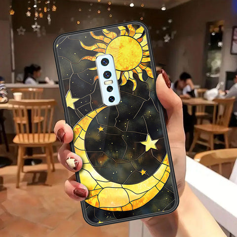 Vivo V17 Pro Cover - Celestial Starry Universe Series - HQ Ultra Shine Premium Infinity Glass Soft Silicon Borders Case
