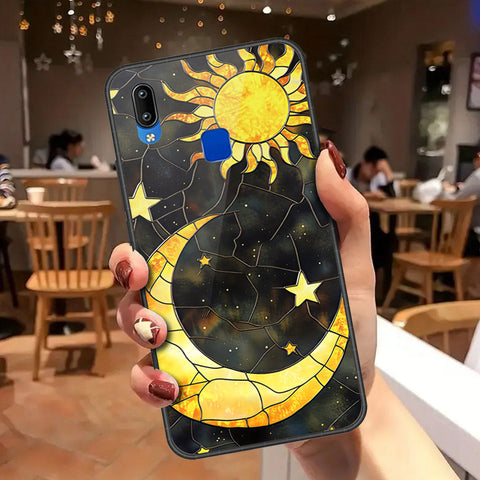 Vivo Y91i Cover - Celestial Starry Universe Series - HQ Ultra Shine Premium Infinity Glass Soft Silicon Borders Case