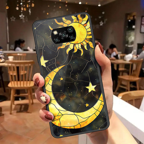 Xiaomi Poco X3 Pro Cover - Celestial Starry Universe Series - HQ Ultra Shine Premium Infinity Glass Soft Silicon Borders Case