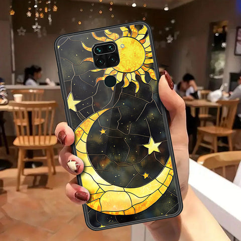 Xiaomi Redmi Note 9 Cover - Celestial Starry Universe Series - HQ Ultra Shine Premium Infinity Glass Soft Silicon Borders Case