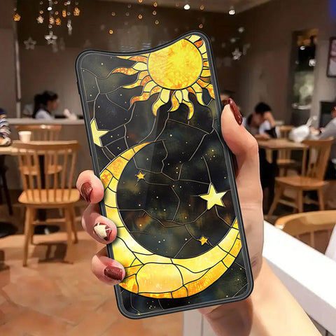 Oppo Find X Cover - Celestial Starry Universe Series - HQ Ultra Shine Premium Infinity Glass Soft Silicon Borders Case