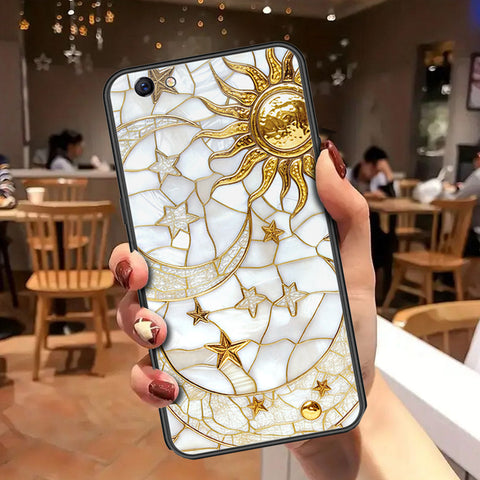 Oppo F3 Plus Cover - Celestial Starry Universe Series - HQ Ultra Shine Premium Infinity Glass Soft Silicon Borders Case