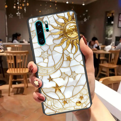 Huawei P30 Pro Cover - Celestial Starry Universe Series - HQ Ultra Shine Premium Infinity Glass Soft Silicon Borders Case
