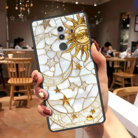 Huawei Mate 10 Pro Cover - Celestial Starry Universe Series - HQ Ultra Shine Premium Infinity Glass Soft Silicon Borders Case