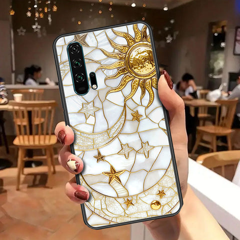 Honor 20 Pro Cover - Celestial Starry Universe Series - HQ Ultra Shine Premium Infinity Glass Soft Silicon Borders Case
