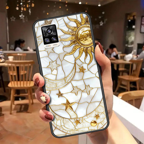 Vivo V20 Cover - Celestial Starry Universe Series - HQ Ultra Shine Premium Infinity Glass Soft Silicon Borders Case
