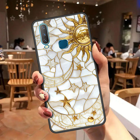 Vivo Y12 Cover - Celestial Starry Universe Series - HQ Ultra Shine Premium Infinity Glass Soft Silicon Borders Case