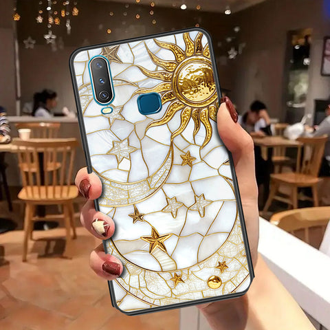 Vivo Y15 Cover - Celestial Starry Universe Series - HQ Ultra Shine Premium Infinity Glass Soft Silicon Borders Case