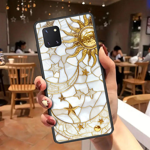 Samsung Galaxy Note 10 Lite Cover - Celestial Starry Universe Series - HQ Ultra Shine Premium Infinity Glass Soft Silicon Borders Case