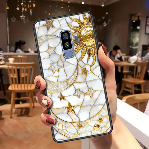 Samsung Galaxy S9 Plus Cover - Celestial Starry Universe Series - HQ Ultra Shine Premium Infinity Glass Soft Silicon Borders Case