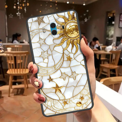 Huawei Mate 10 Cover - Celestial Starry Universe Series - HQ Ultra Shine Premium Infinity Glass Soft Silicon Borders Case