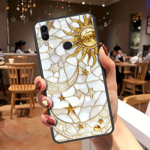 Huawei Honor 10 Lite Cover - Celestial Starry Universe Series - HQ Ultra Shine Premium Infinity Glass Soft Silicon Borders Case