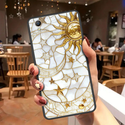 Oppo A37 Cover - Celestial Starry Universe Series - HQ Ultra Shine Premium Infinity Glass Soft Silicon Borders Case
