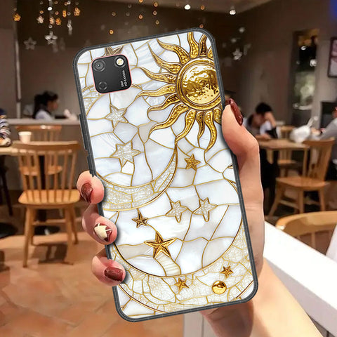 Huawei Y5p Cover - Celestial Starry Universe Series - HQ Ultra Shine Premium Infinity Glass Soft Silicon Borders Case