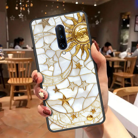 OnePlus 7 Pro Cover - Celestial Starry Universe Series - HQ Ultra Shine Premium Infinity Glass Soft Silicon Borders Case
