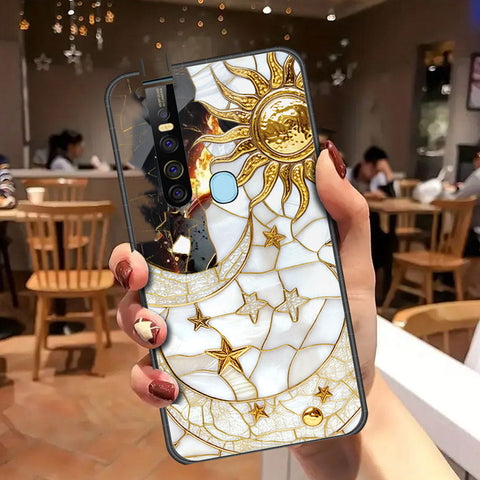 Tecno Camon 15 Pro Cover - Celestial Starry Universe Series - HQ Ultra Shine Premium Infinity Glass Soft Silicon Borders Case