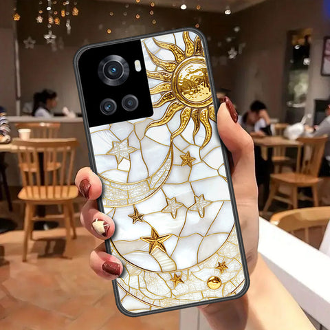 OnePlus 10R Cover - Celestial Starry Universe Series - HQ Ultra Shine Premium Infinity Glass Soft Silicon Borders Case