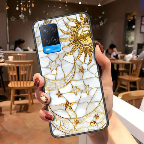 Oppo A54 4G Cover - Celestial Starry Universe Series - HQ Ultra Shine Premium Infinity Glass Soft Silicon Borders Case