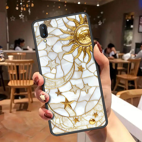 Vivo V11 Pro Cover - Celestial Starry Universe Series - HQ Ultra Shine Premium Infinity Glass Soft Silicon Borders Case