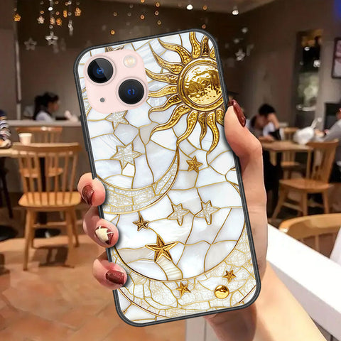 iPhone 14 Pro Cover - Celestial Starry Universe Series - HQ Ultra Shine Premium Infinity Glass Soft Silicon Borders Case