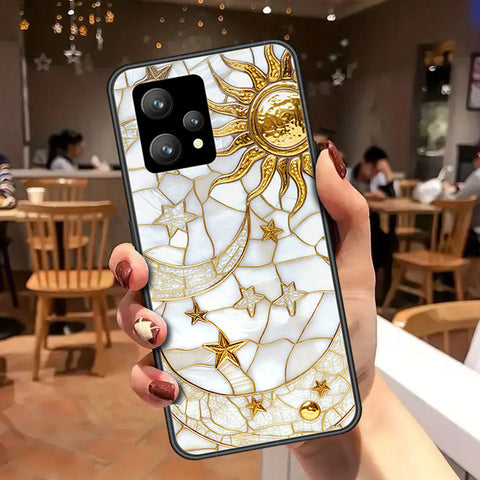 Realme 9 4G Cover - Celestial Starry Universe Series - HQ Ultra Shine Premium Infinity Glass Soft Silicon Borders Case