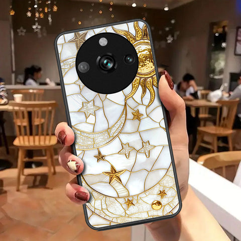 Realme 11 Pro Cover - Celestial Starry Universe Series - HQ Ultra Shine Premium Infinity Glass Soft Silicon Borders Case