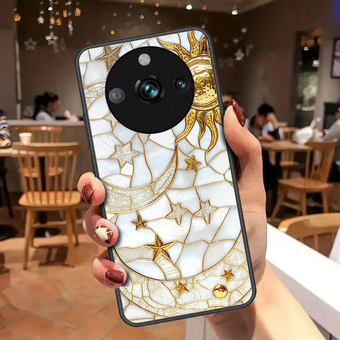 Realme 11 Pro Plus Cover - Celestial Starry Universe Series - HQ Ultra Shine Premium Infinity Glass Soft Silicon Borders Case