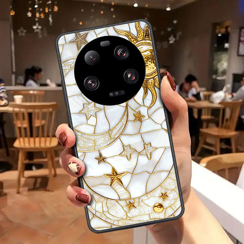 Xiaomi 13 Ultra Cover - Celestial Starry Universe Series - HQ Ultra Shine Premium Infinity Glass Soft Silicon Borders Case