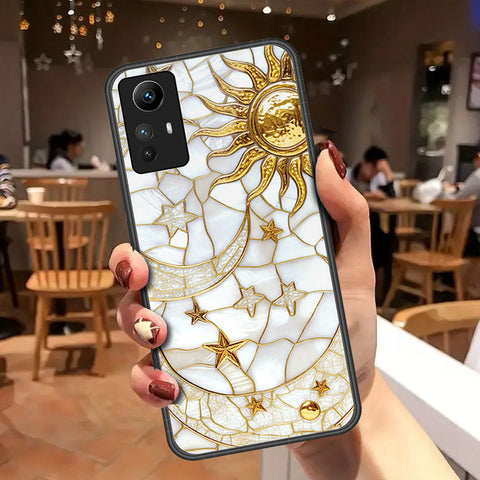 Xiaomi Redmi Note 12 4G Cover - Celestial Starry Universe Series - HQ Ultra Shine Premium Infinity Glass Soft Silicon Borders Case